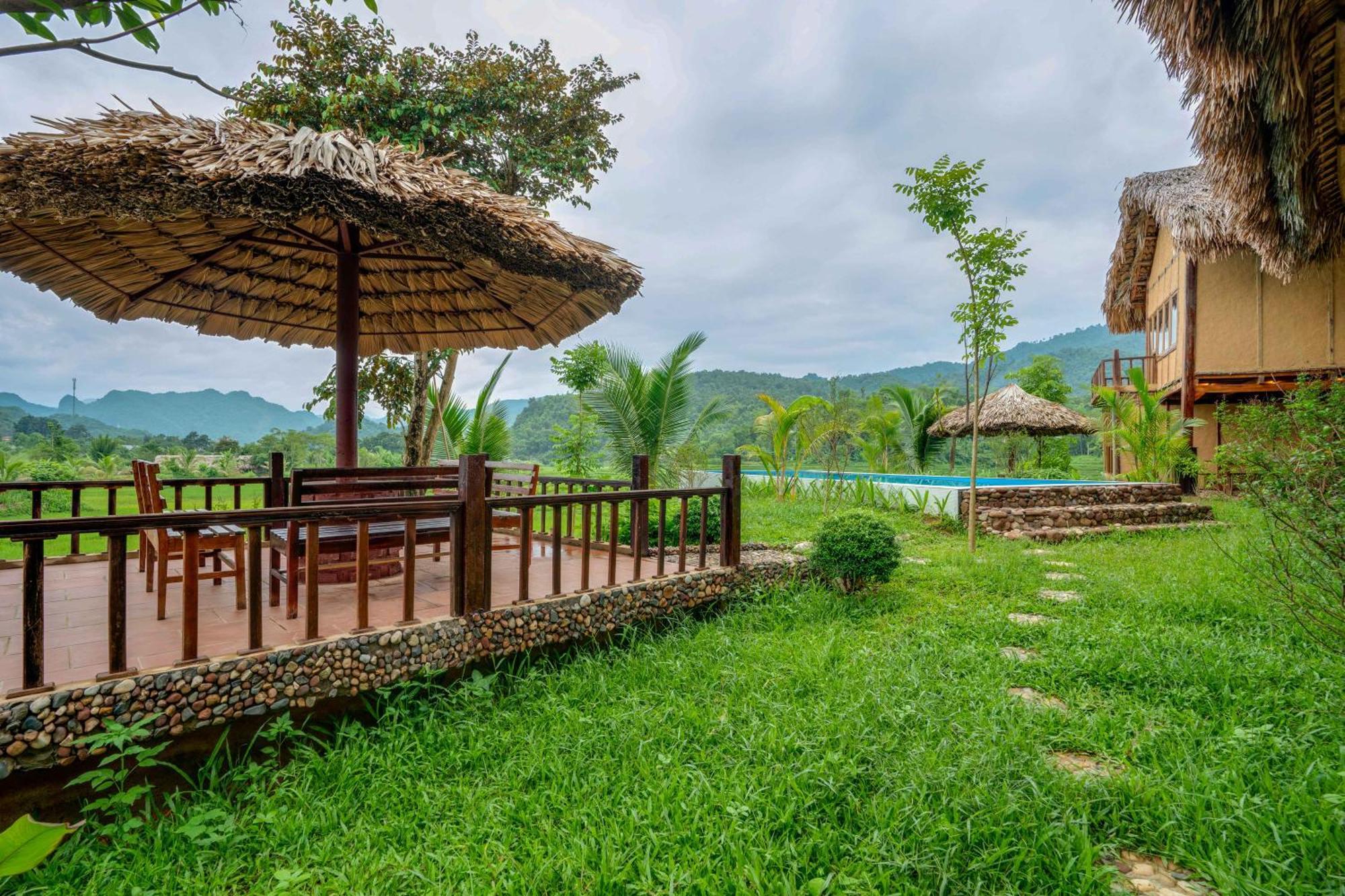 Mai Chau Onsen Retreat Hotel Exterior foto
